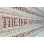 The Horizon Is Not What It Used To Be (Broderi 140 x 30 cm)