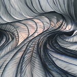 Meander 2014. Sibori på sidenorganza. Foto: Alexandere Grgoletti ⓒ My Holmberg