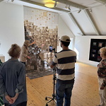 Glitter & dunkel, Stenhuset konsthall, från vernissagen.