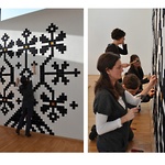 tvåhundranittiotre (293) dagar på nätet...det är fortfarande bara en bild / Elizabeth Christiansson och Maria Wahlgren © Fiberartsweden