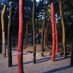  Pelarlabyrinten, Vitabergsparkens lekplats, Stockholm av Maria Sandstig och Rikke Wilms © Maria Sandstig