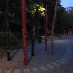  Pelarlabyrinten, Vitabergsparkens lekplats, Stockholm av Maria Sandstig och Rikke Wilms © Maria Sandstig