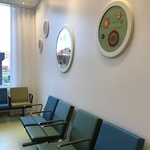 Tankebubblor gestaltning H-huset Universitetssjukhuset i Örebro